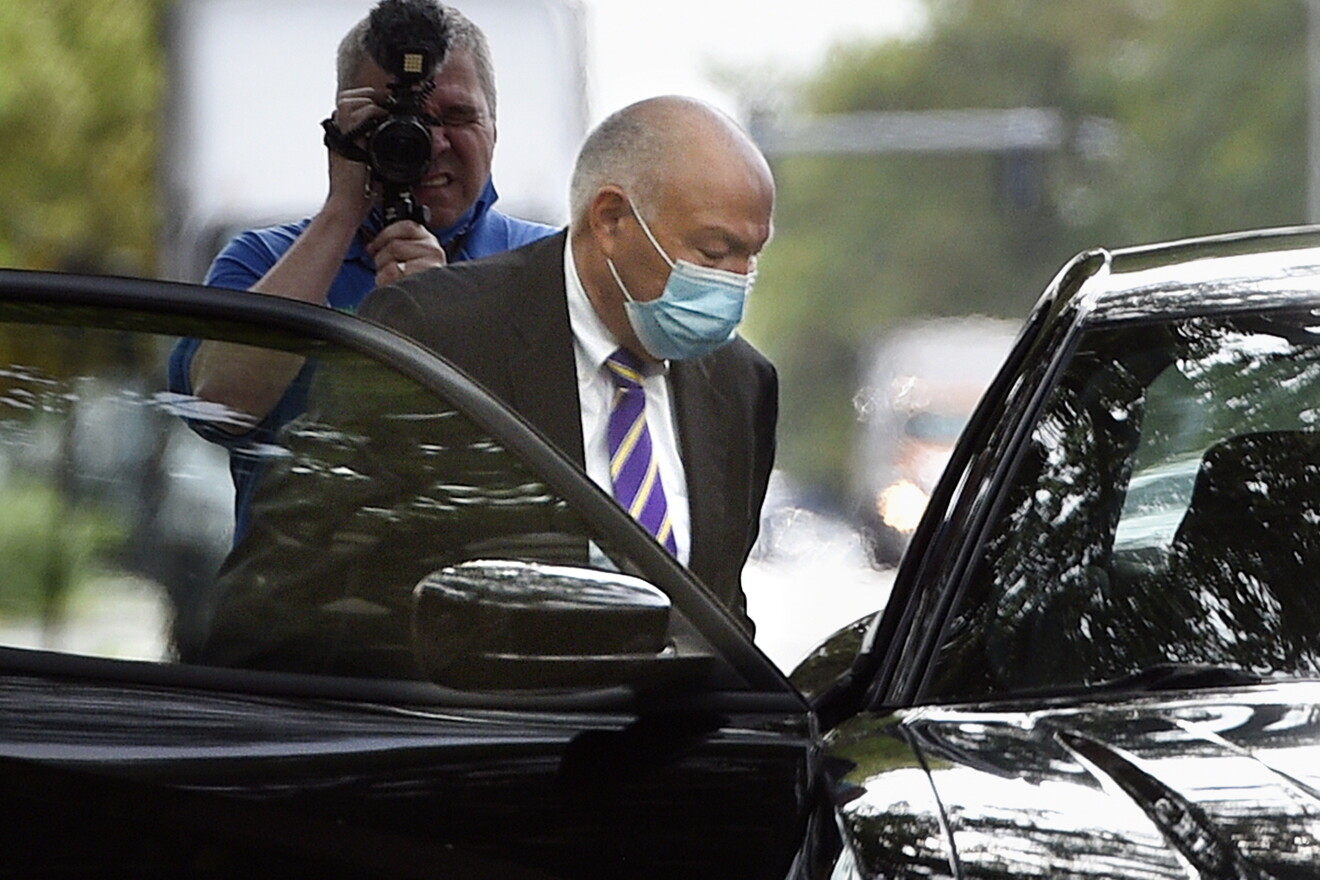 File: Former Bridgeport Police Chief Armando "AJ" Perez leaves the Brien McMahon Federal Building and Courthouse on September 10, 2020.